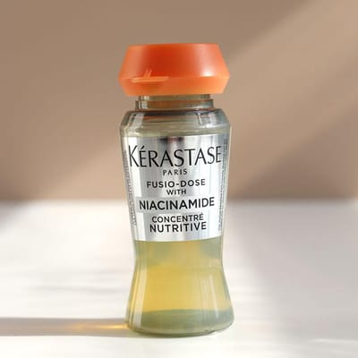 Kérastase Fusio‑Dose Oranje Dop Niacinamide Voedend Concentraat Professionele Voedende Herstellende Haverzorgingsessentie 12ml 2pcs bruin