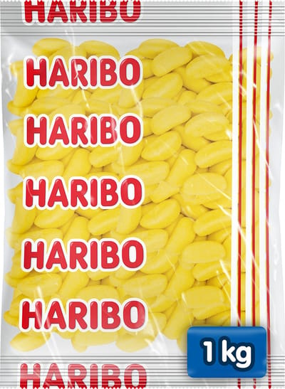 Haribo Bananas - snoep schuim bananensmaak - 1kg