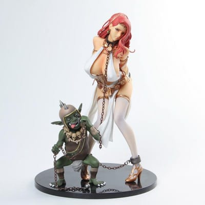 27CM Native De Verleidelijke Koningin Pharnelis Farnellis Gonlin KIKKER Drex meisje figuur PVC Actie Volwassen Anime Model Volwassen pop Speelgoed beige