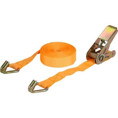 Carpoint Spanband met Ratel en Haken – 7 Meter – 350 kg – TÜV Gecertificeerd – Polyester – Voor Vastzetten Lading