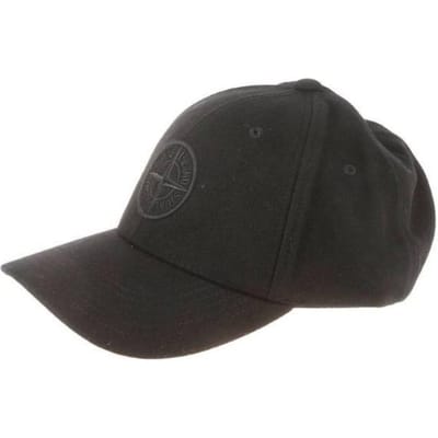 Stone Island Wol Pet Zwart Unisex Streetwear 811599660-V0029 ONE SIZE black