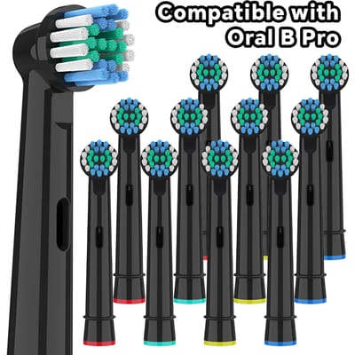 Verpakking van 4/8/12/20 vervangende opzetborstels, compatibel met Oral B elektrische tandenborstel, professionele opzetborstel voor dagelijks gebruik