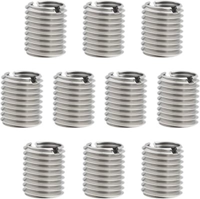 10 Stuks M10x1.25 naar M8x1.25 Conversie Reducer Moer RVS voor Auto's, Lampen en Industriële Machines