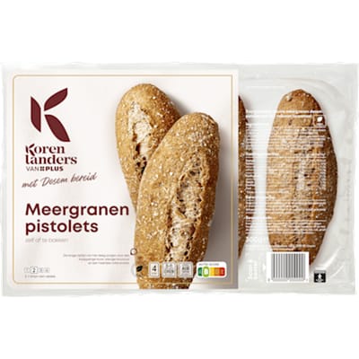 Meergranen pistolets met desem bereid