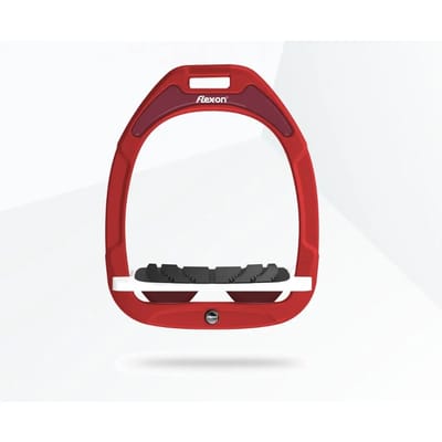 Verstelbare stijgbeugels Grip Bordeaux/Zwart/Bordeaux Flex-On Green Composite