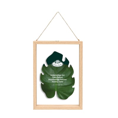 Esschert Design houten lijst droogbloemen L 29,9 x 21 cm decoratief.