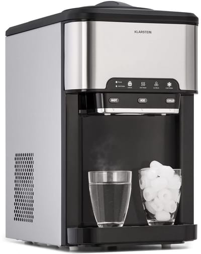 Compacte IJsmachine 3L - 20 kg per dag, Grote en Kleine IJsblokjes, Zelfreinigend, BPA-vrij - voor Drankjes en Cocktails