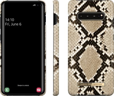 iDeal of Sweden Fashion Case voor Samsung Galaxy S10+ Sahara Snake