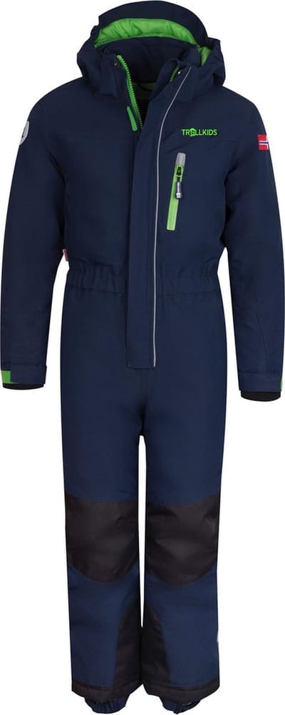 Trollkids Isfjord Skipak - Maat 92  - Unisex - navy/ zwart/ groen