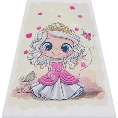 Kleden Rugsx BAMBINO 43020 tapijt wasbaar Prinses, sterren voor 140x200 cm