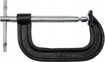 Vorel C-klem 100mm - Robuuste Gietijzeren Timmerman Klem