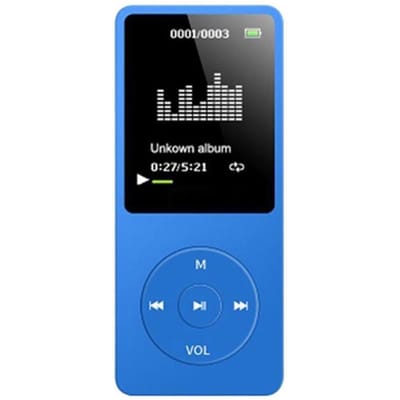 MP3/MP4-speler 64 GB Muziekspeler 1,8  scherm Draagbare MP3-muziekspeler met FM-radio Stem