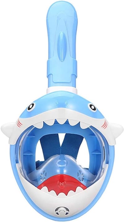 Kinder snorkelmasker - Volledig droog masker - Onderwater ontdekken - 180 graden panorama - 30 x 23 x 10 cm