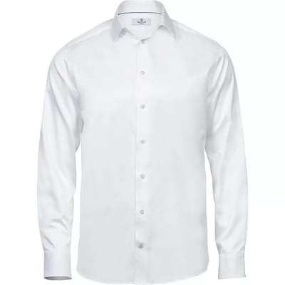 Tee Jays - Luxury Shirt Comfort Fit - White maat S
