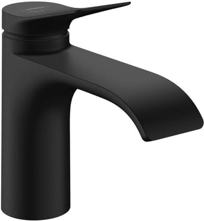 Hansgrohe Vivenis - Wastafelkraan met afvoer, EcoSmart, CoolStart, mat zwart 75014670