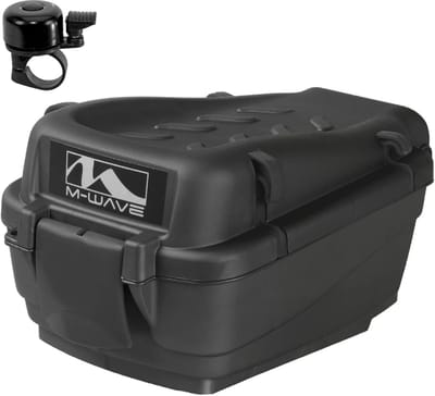 Fietsbagage Box - Fietstas Koffer - Extra Opbergruimte - Eenvoudige Montage - 18 Liter Inhoud - Zwart