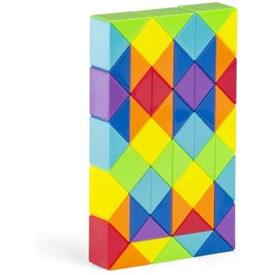 Dingsheng 24 en 36 48 60 72 Segmenten Magische Regel Slang veelkleurig 3D puzzel fidget spel Fidge Cube Twist Transformeerbaar Kind Puzzl