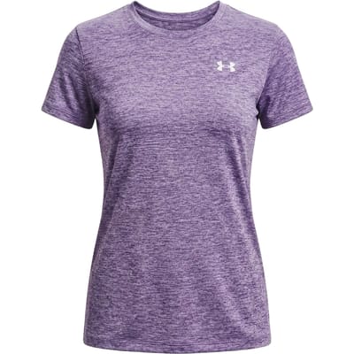 Under Armour Twist T-shirt met korte mouwen voor dames (Paars)