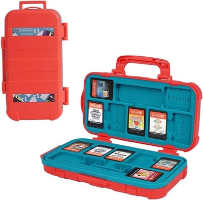 Gaming Card Holder voor Nintendo Switch - 23 Slot Beschermende Case voor Spellen, Draagbare Geheugenkaartopslag en Organisator