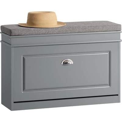 SoBuy FSR82-K-HG Schoenenkast met Zitvlak - 75 x 24 x 51 cm - Grijs