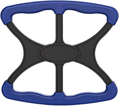 Sta-op hulpmiddel voor ouderen – Opstahulp senioren – Ergonomische grijphulp met antislip handgreep – Mobiliteitshulpmiddel voor zorg, revalidatie en thuisgebruik - Blauw