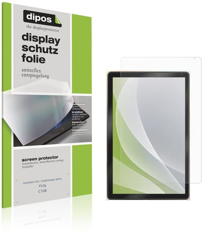 dipos – 2x Matte Beschermfolie geschikt voor Yicty C108 | Krasbestendige & antireflecterende Screenprotector Ultra-Thin