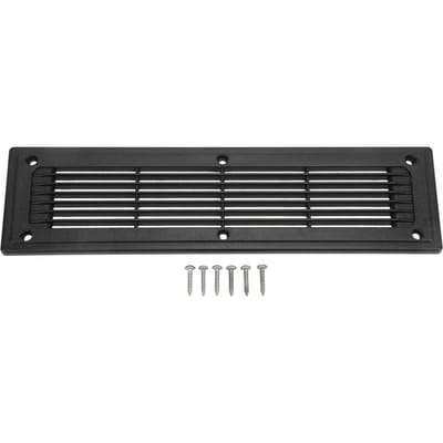 300x80mm Luchtroosters Louver Rechthoek Luchtuitlaat Rooster Afdekking Ventilatiepaneel voor Camper Bus Aanhangwagen gray