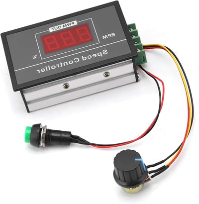 DC Motorregelaar - Spanningsregelaar PWM - Motor Controle - Breed Spanningsbereik - 9.6 x 6.1 x 3.4 cm