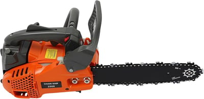 Benzine Kettingzaag - Motorzaag Krachtig - Hout Zagen - Zichtbaar Oliepeil - 30 cm Zaagblad - Zwart Rood