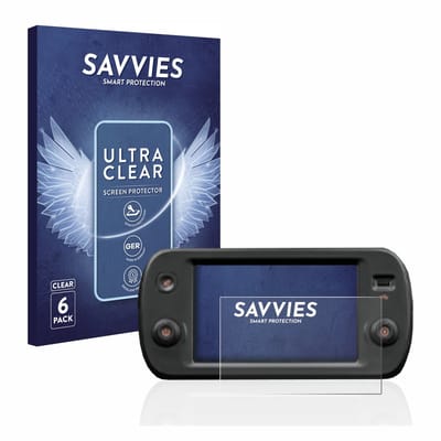 Savvies - Screenprotector voor Fiat Panda my23 UConnect 7" - Folie Beschermfolie transparant 6 Stuks