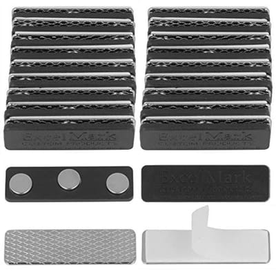 20 Magnetische Naam Badge Magneten - Sterke Neodymium Magneten voor Kledingbescherming