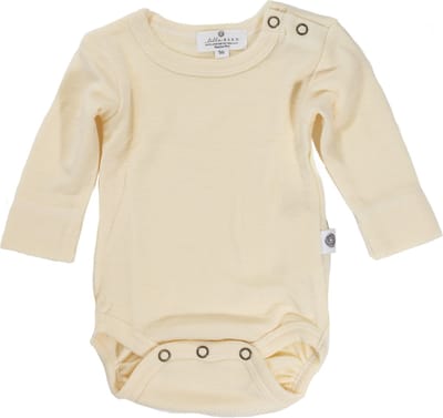 Wollen Romper lange mouw – Merinowol - Naturel 68
