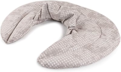 Warmte- en koud kussen met opstaande kraag voor nek en schouders