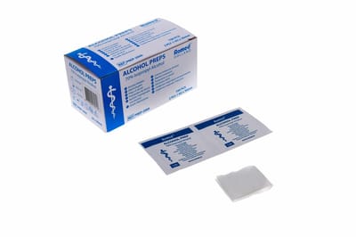 Alcohol doekjes - 5 x 100 Stuks - Romed - Alcohol Wipes - Steriel Verpakt Per Stuk