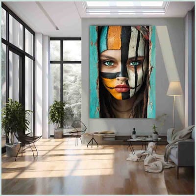 Picturetopicture - Canvas - 50x70 - Portret - Wanddecoratie - Uniek - Exclusief