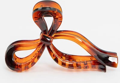 Sissy-Boy - Bruine tortoise haarklem met strik
