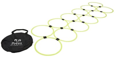 Snelheid en Behendigheidsladder - 12 x 50 cm Hoops
