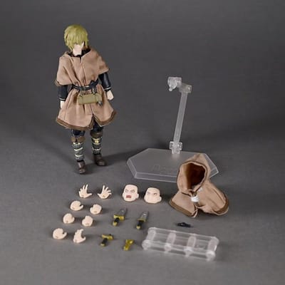 Figma Vinland Saga Figuur Thorfinn #608 Anime PVC Actiefiguur Speelgoed beweegbaar Figuur Game Collectie Model Poppetje Duurzaam Cadeau W145811WW- gray