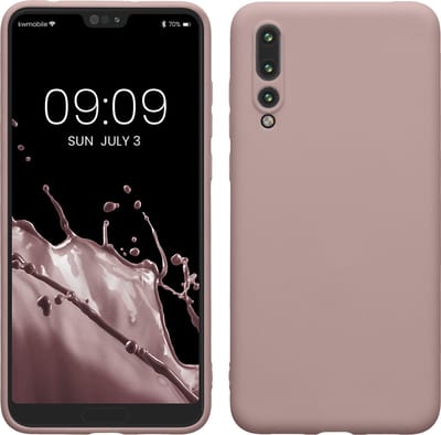 kwmobile telefoonhoesje geschikt voor Huawei P20 Pro - Hoesje voor smartphone - Back cover in licht oudroze