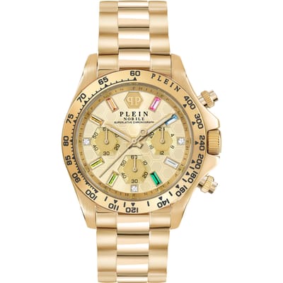 Philipp Plein Nobile Lady PWSBA0223 Horloge - Staal - Goudkleurig - Ø 38 mm
