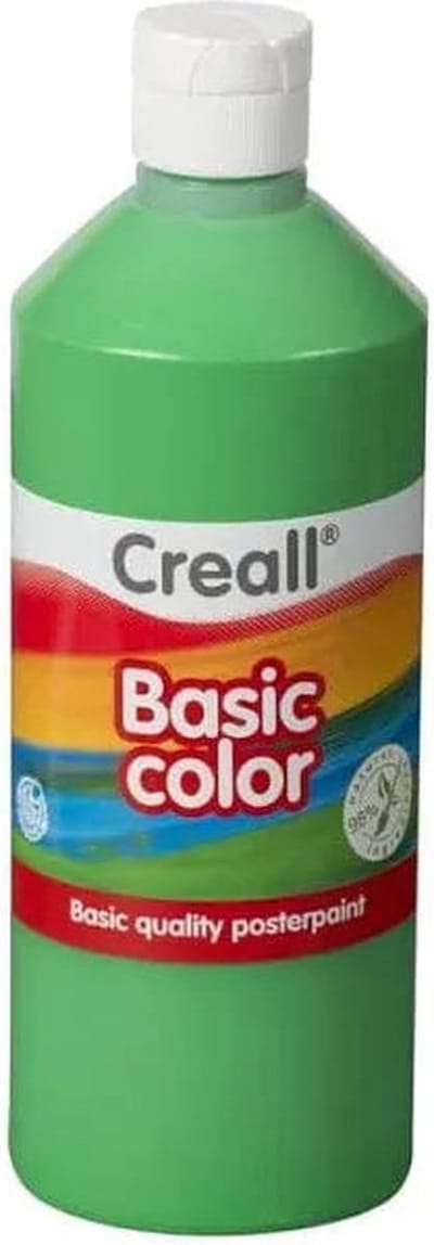 Plakkaatverf creall basic middengroen 500ml | 6 stuks