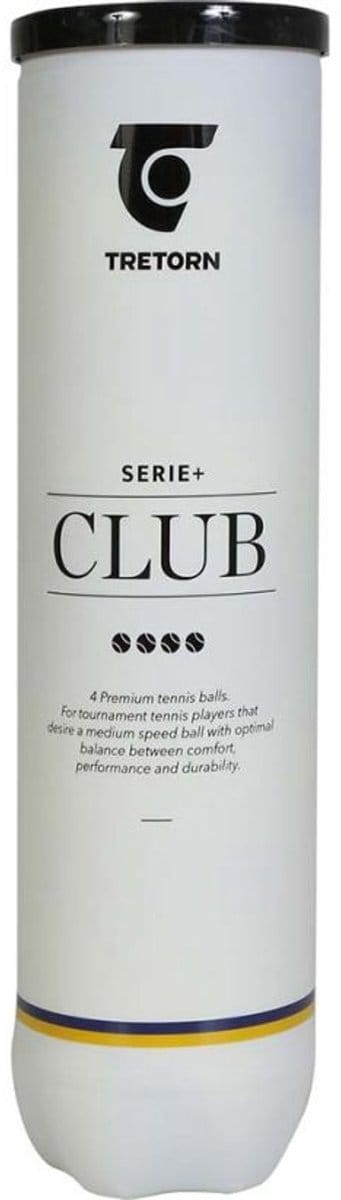 Tretorn Serie+ Club - Tube van 4 - tennisbal