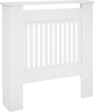HOMCOM-Heizkörperverkleidung-Spanplatte, MDF-78L x 19B x 81H cm-Weiß