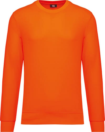 WK. Designed To Work Duurzaam uniseks sweater polyester/katoen WK405 - Fluorescent Orange - L