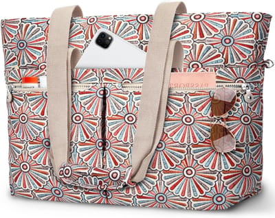 Grote XXL Vrouwen Strandtas met Rits en Meerdere Vakken, Vouwbare Reistas voor Gezinnen en Shoppen