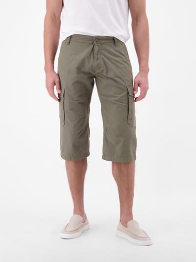 LERROS Bermuda met cargozakken, lang model , Maat: 31 , Kleur: NORDIC OLIVE , 100% katoen