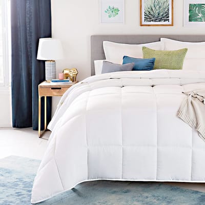 Dekbed 220x200cm Ganzendons 1050g Vulling – ‘Virga’ ZOMER Tweepersoons Luxe Dons Dekbed - Wasbaar
