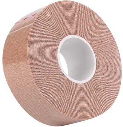DW4Trading Kinesiotape Sporttape - Fysiotape - Waterproof - 2,5 cm x 5 meter - Beige Huidskleur