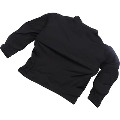 Jersey Lange Mouw Gewatteerd Shirt Milt Elleboogbescherming Ademend Voetbal Borst Gewatteerd Shirt L
