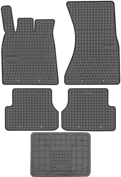 Frogum el Toro Serie - Audi A6 C7 - 2011-2018 - Zwarte Rubbermatten - Zonder Stoppers